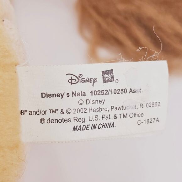 Y2K Disney Hasbro 2002 Adult Nala The Lion King Stuffed 18" Plush Seating Animal - Picture 4 of 7